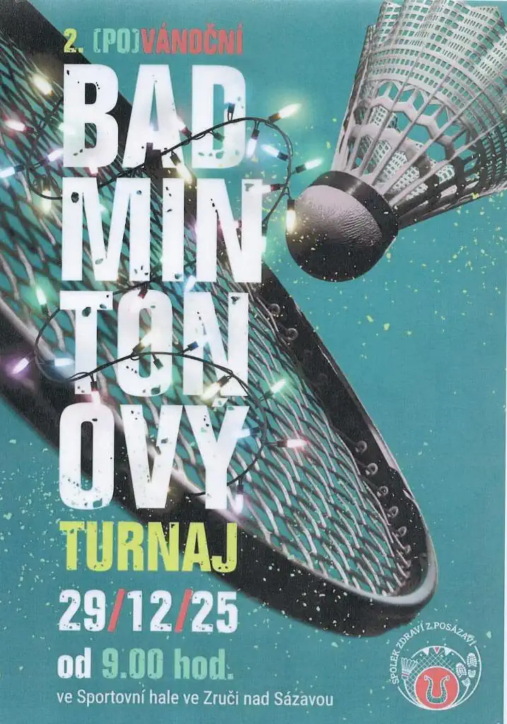 Badmintonový turnaj 29.12.2025